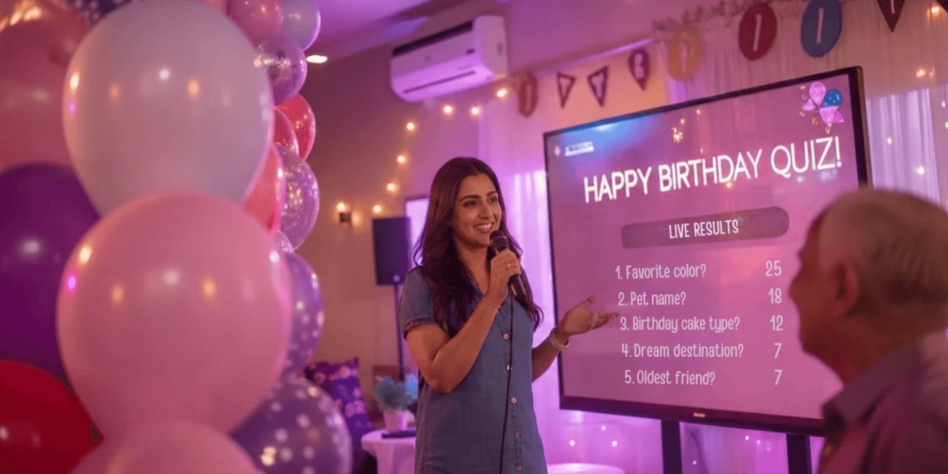 Group of friends celebrating a birthday party with a cake.