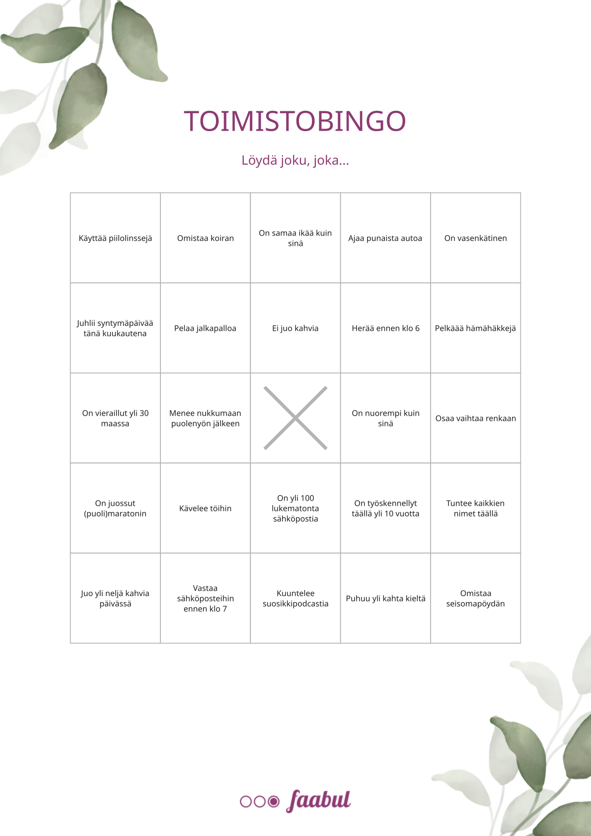 Toimistobingo